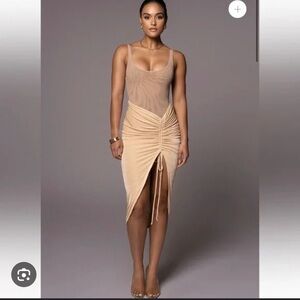 JLUXLABEL Slinky Maxi Skirt